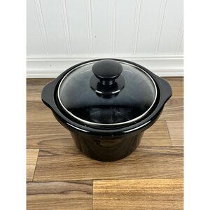 CROCK-POT Slow Cooker SCLBC300-BWS Replacement Part ~ Ceramic Pot w/ Glass Lid